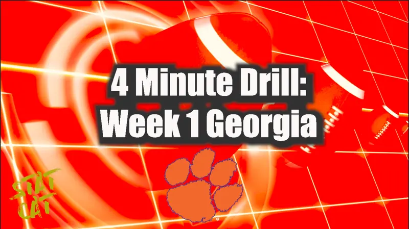 2021: Georiga 4 Minute Drill Week 1